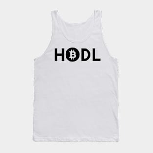 HODL BTC Bitcoin BLACK Tank Top